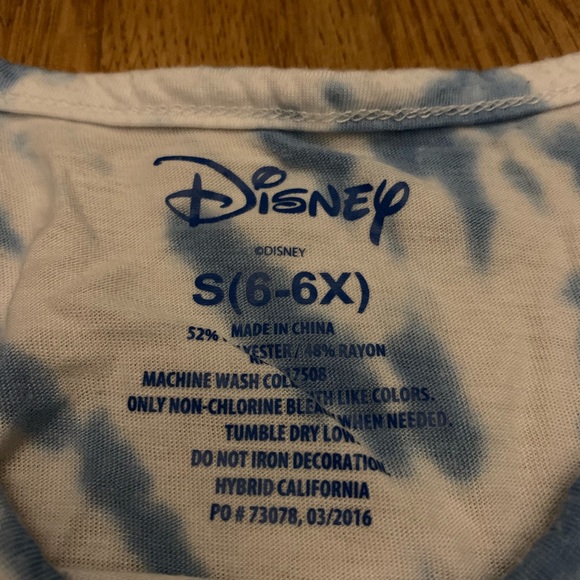 Girls Mickey Mouse high low tee size small - Picture 4 of 5